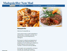 Tablet Screenshot of madopskrifter.org